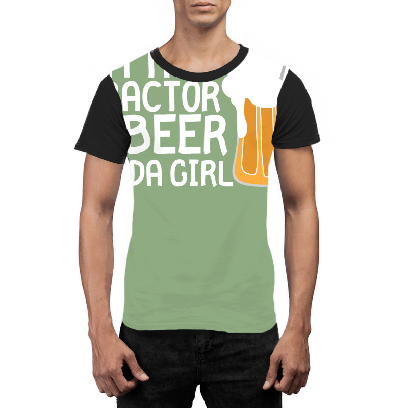 Tractor Beer Kinda Girl Farmer Summer Graphic T-shirt | Artistshot