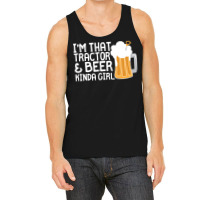 Tractor Beer Kinda Girl Farmer Summer Tank Top | Artistshot