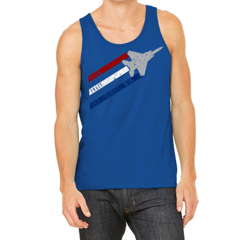 F15 Eagle Jet Fly Fight Win Usaf Vintage Stars Tank Top | Artistshot