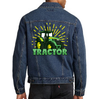 Tractor Green Men Denim Jacket | Artistshot