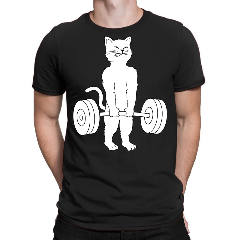 Cat Deadlift Hoodie   Powerlifting Kitty Sweater, T-Shirt by holubarpro | Artistshot