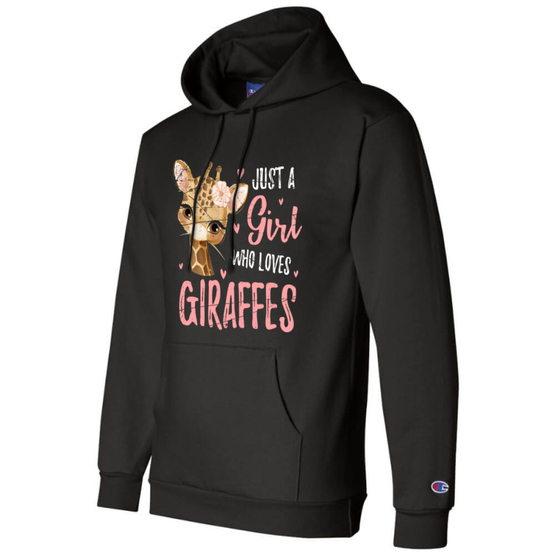 Africa Safari Animal Lover Women Girls Kids Giraff Champion Hoodie | Artistshot