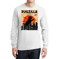 Funny Pug Dog Pugzilla Christmas Gifts For Pug Lov Long Sleeve Shirts | Artistshot