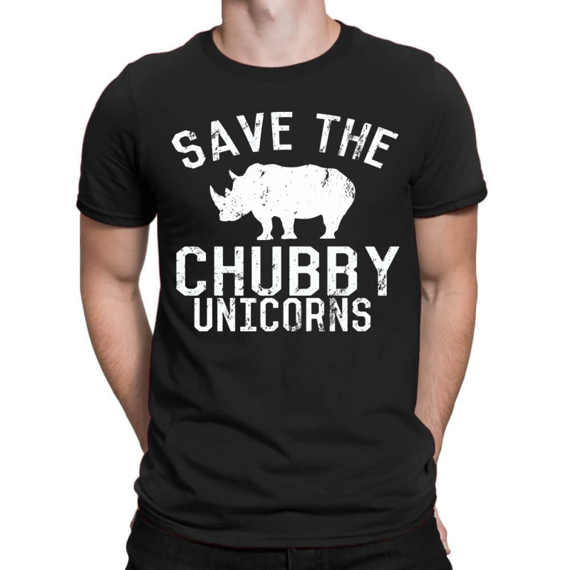 Funny Save The Chubby Unicorns Fat Rhino Hoodie T-Shirt by onofre | Artistshot