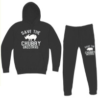 Funny Save The Chubby Unicorns Fat Rhino Hoodie Hoodie & Jogger Set | Artistshot