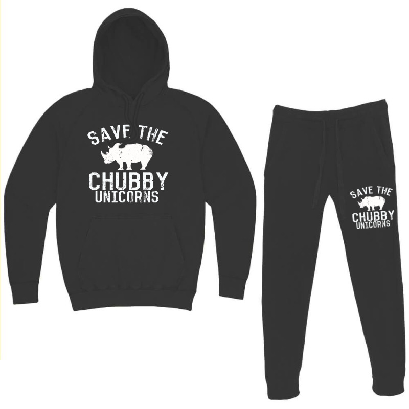 Funny Save The Chubby Unicorns Fat Rhino Hoodie Hoodie & Jogger set by onofre | Artistshot