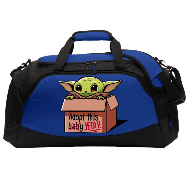 Adopt A Baby Mandalorian Baby Yoda Active Duffel by paulscott Art | Artistshot