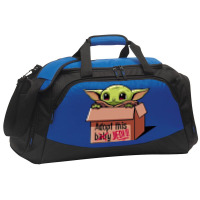 Adopt A Baby Mandalorian Baby Yoda Active Duffel | Artistshot