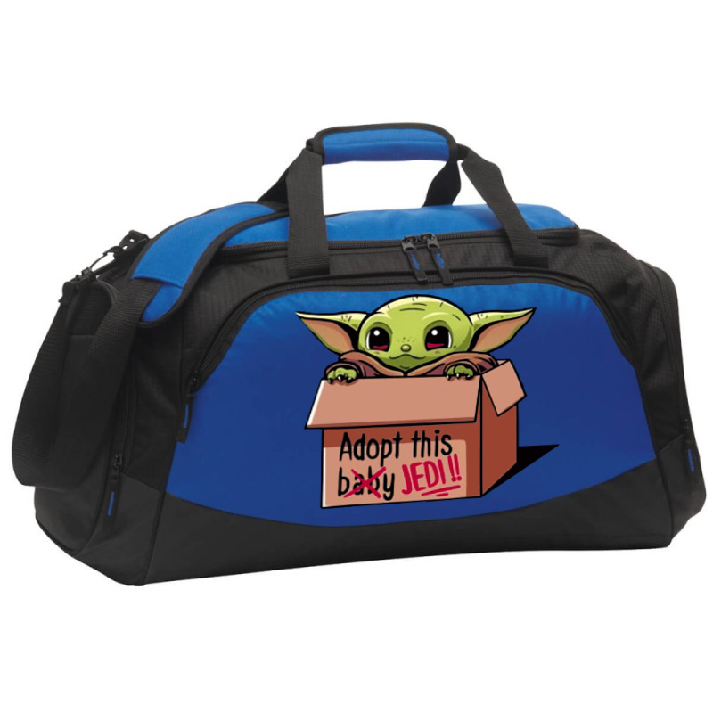 Adopt A Baby Mandalorian Baby Yoda Active Duffel by paulscott Art | Artistshot