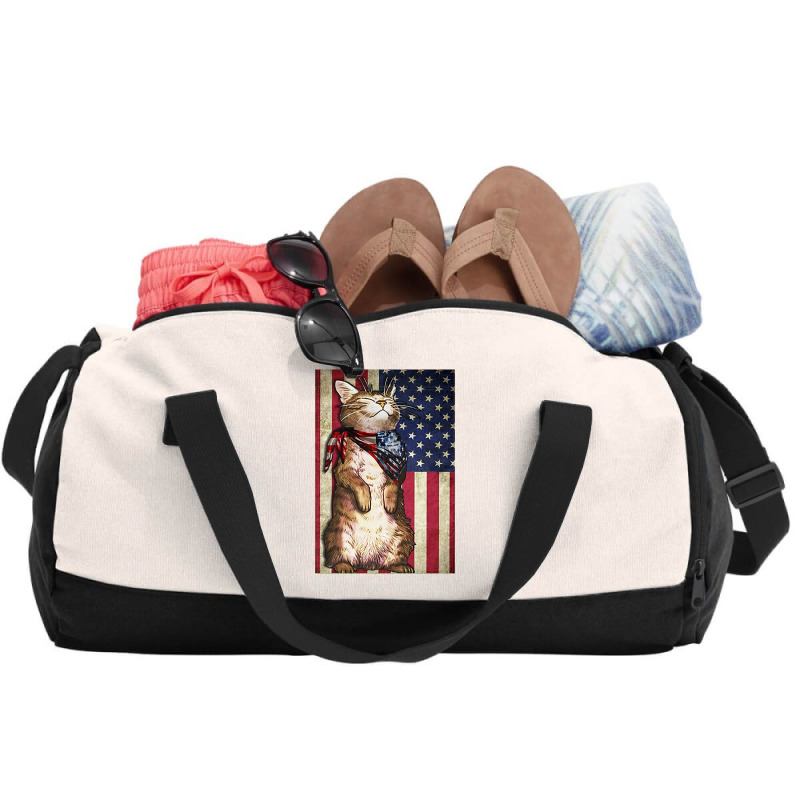 For Someone Who Loves Cat And The Country Duffel Bag | Artistshot