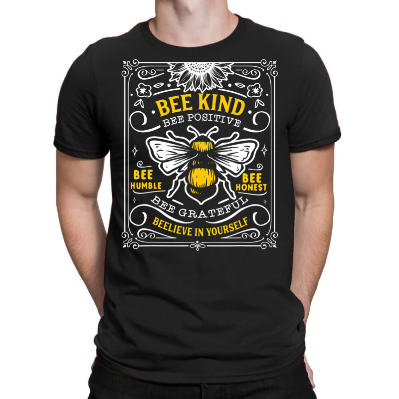 Bumblebee Bee Kind Bee Humble Save The Bees T Shir T-shirt | Artistshot