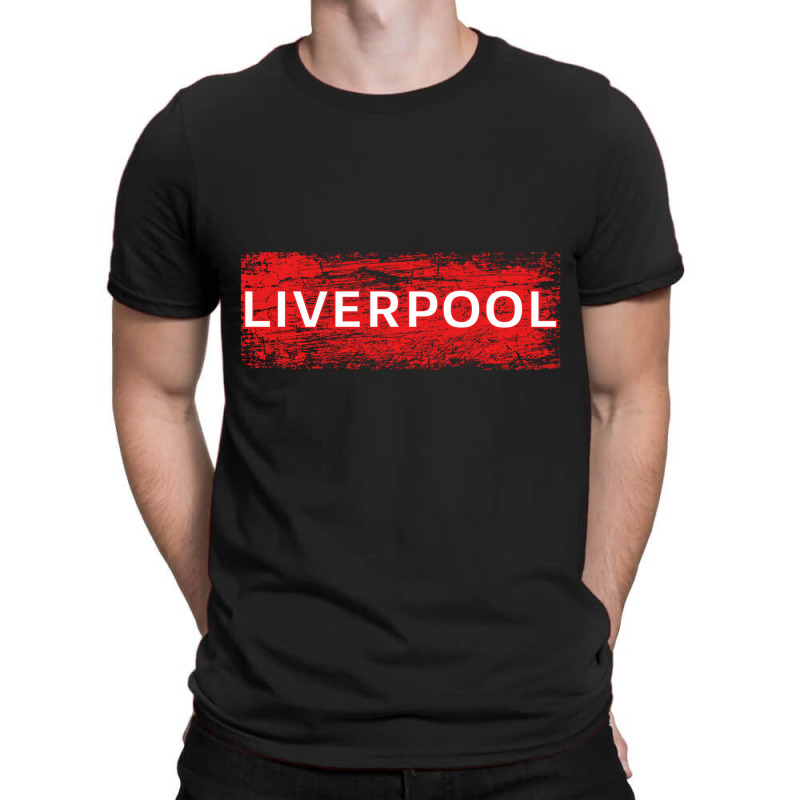 Cool Retro Grunge Vintage Look Liverpool Shirt Gif T-shirt | Artistshot