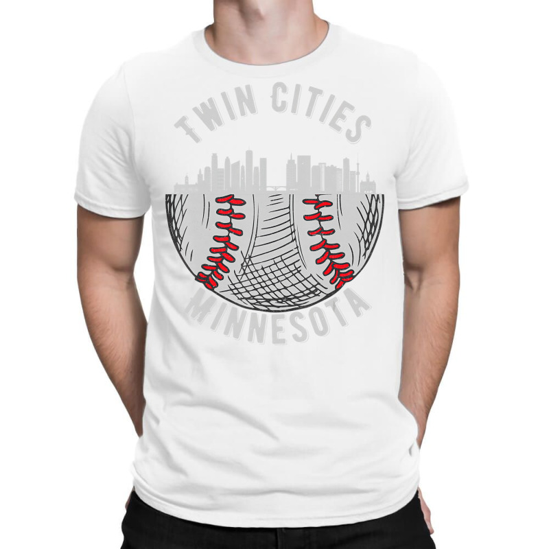 Cool Twin Cities Minnesota Mn Baseball Skyline St. T-shirt | Artistshot