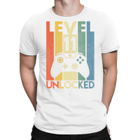 Level 11 Unlocked Shirt Funny Video Gamer 11th Bir T-shirt | Artistshot