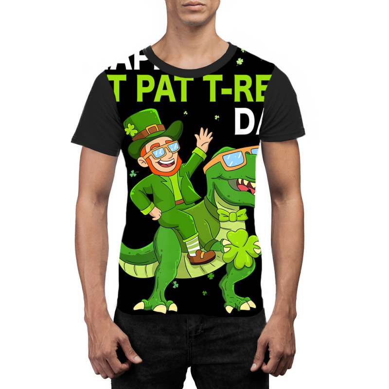 Happy St Pat Trex Day Dino St Patricks Day Kids To Graphic T-shirt | Artistshot