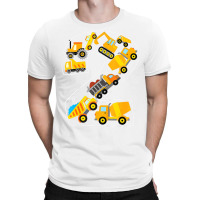 Construction Truck 2nd Birthday 2 Years Old Digger T-shirt | Artistshot