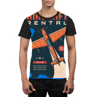 Aircraft Rental 70s Graphic T-shirt | Artistshot