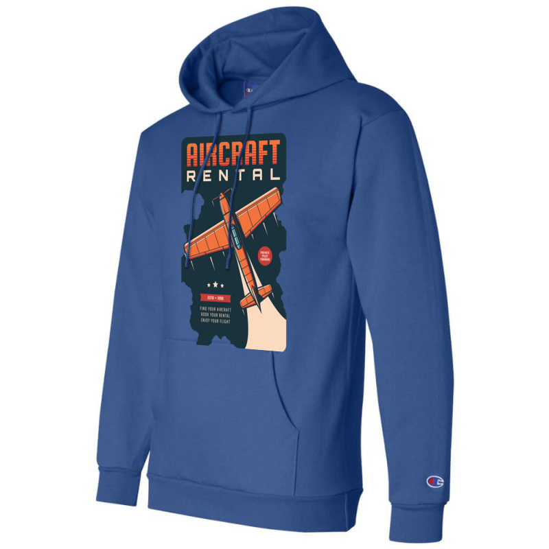 Aircraft Rental 70s Champion Hoodie | Artistshot