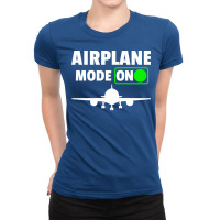 Airplane Pilot Aviation Travel 80s Ladies Fitted T-shirt | Artistshot