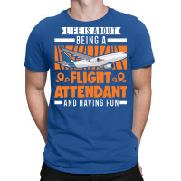 Flight Attendant Stewardess Gift Retro T-shirt | Artistshot