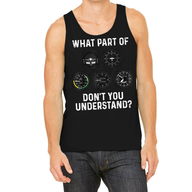 Funny Pilot Design For Men Women Airplane Airline Tank Top | Artistshot