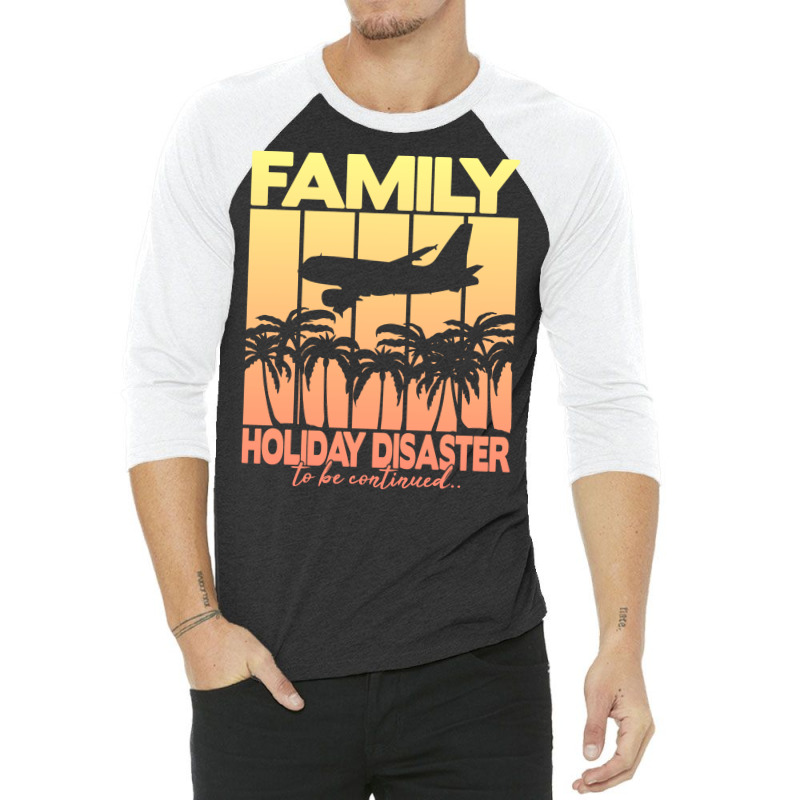 Family Holiday Disaster To Be Continued 80s 3/4 Sleeve Shirt | Artistshot