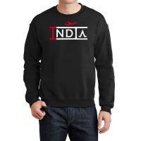 India Aviation Phonetic Alphabet Pilot Airplane Bl Crewneck Sweatshirt | Artistshot