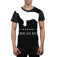 American Bully White Silhouette Summer Graphic T-shirt | Artistshot