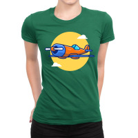 Fighter Plane Gift Ladies Fitted T-shirt | Artistshot