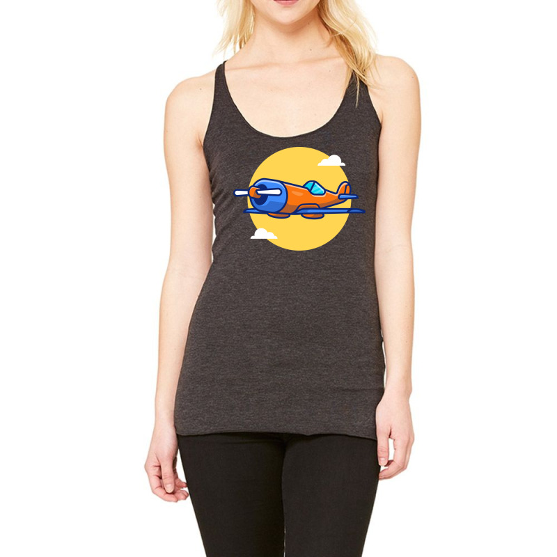 Fighter Plane Gift Racerback Tank by nikkiaphavn | Artistshot