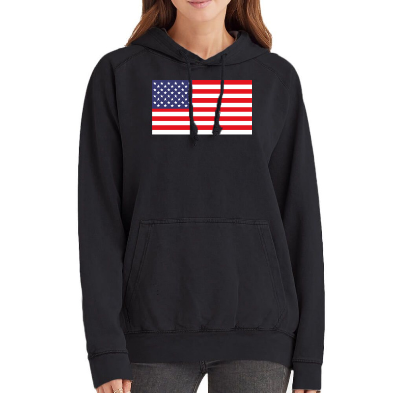 American Flag Hippie Vintage Hoodie | Artistshot