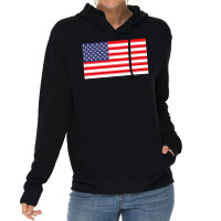 American Flag Hippie Lightweight Hoodie | Artistshot