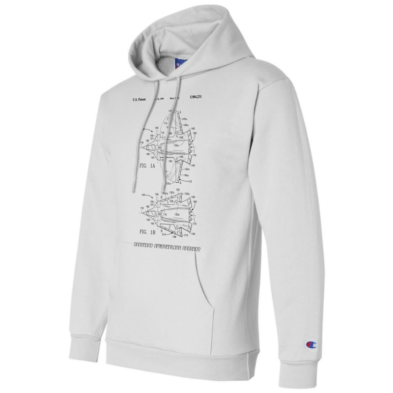 Northrop Switchblade Jet Concept Black Tumblr Champion Hoodie | Artistshot