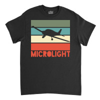 Microlight Airplane Retro Green Classic T-shirt | Artistshot