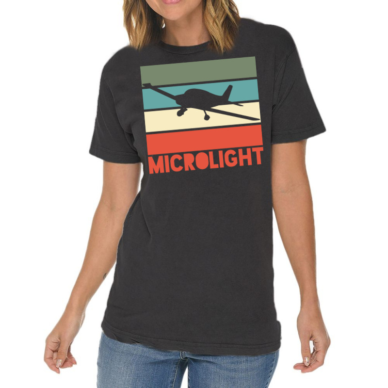 Microlight Airplane Retro Green Vintage T-Shirt by samosnkonetif | Artistshot