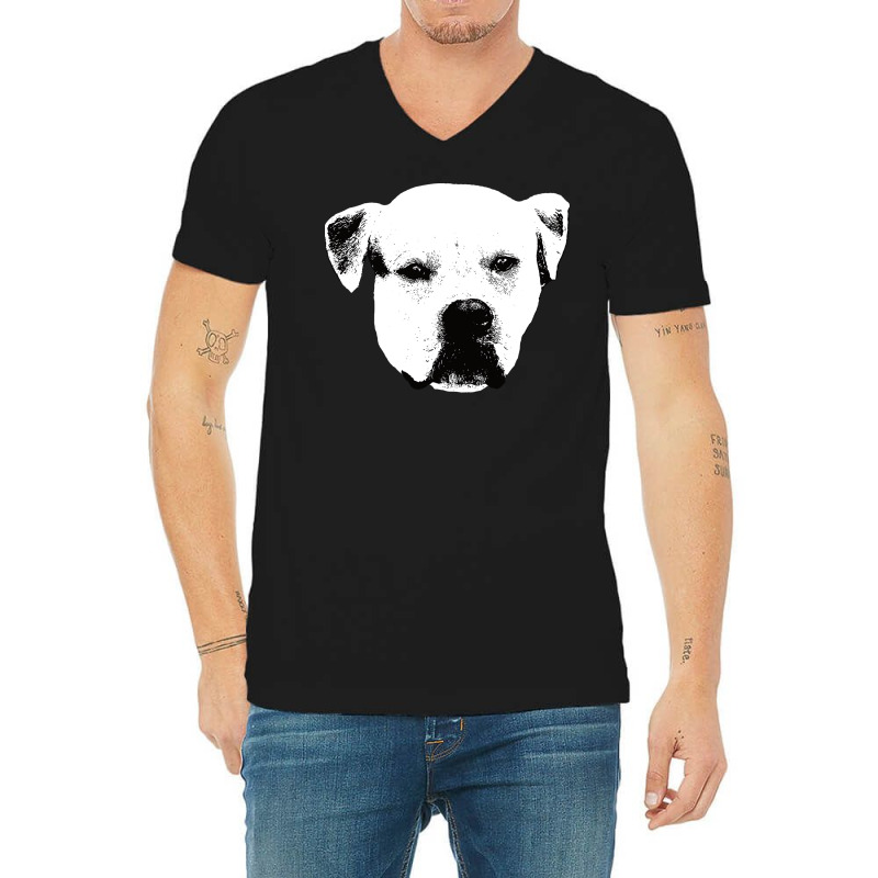 American Bulldog Bulldog Christmas Gifts V-neck Tee | Artistshot