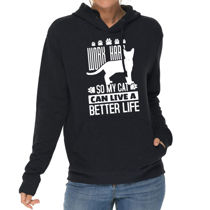 Cats Funny Sayings 48 Neg Lightweight Hoodie by eunkaycnank | Artistshot