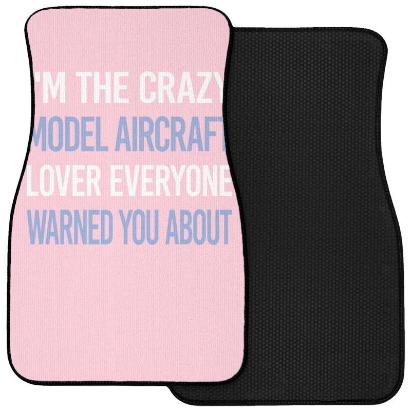 Funny Crazy Lover Model Aircraft 80s Front Car Mat | Artistshot