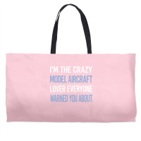 Funny Crazy Lover Model Aircraft 80s Weekender Totes | Artistshot