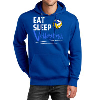 Eat Sleep Volleyball Aesthetic Unisex Hoodie | Artistshot