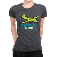 Time To Travel Summer Ladies Fitted T-shirt | Artistshot