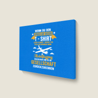 Model Airplane Shirt 80s Landscape Canvas Print | Artistshot