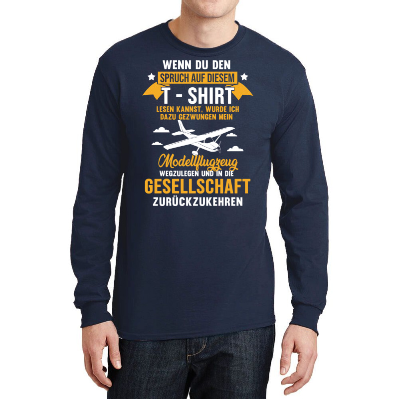 Model Airplane Shirt 80s Long Sleeve Shirts | Artistshot