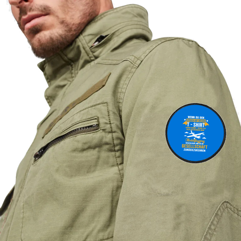 Model Airplane Shirt 80s Round Patch | Artistshot