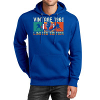 Footballs Birthday Limited Edition Vintage 1960 Su Unisex Hoodie | Artistshot