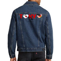 Beach Volleyball In Tokyo Team Germany De Nostalgi Men Denim Jacket | Artistshot