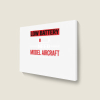 Low Battery Model Aircraft Aesthetic Landscape Canvas Print | Artistshot