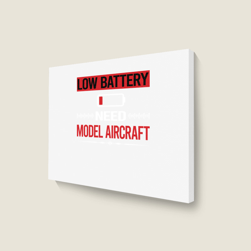 Low Battery Model Aircraft Aesthetic Landscape Canvas Print | Artistshot