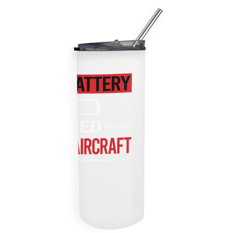 Low Battery Model Aircraft Aesthetic Skinny Tumbler | Artistshot