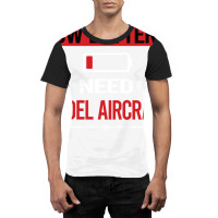 Low Battery Model Aircraft Aesthetic Graphic T-shirt | Artistshot